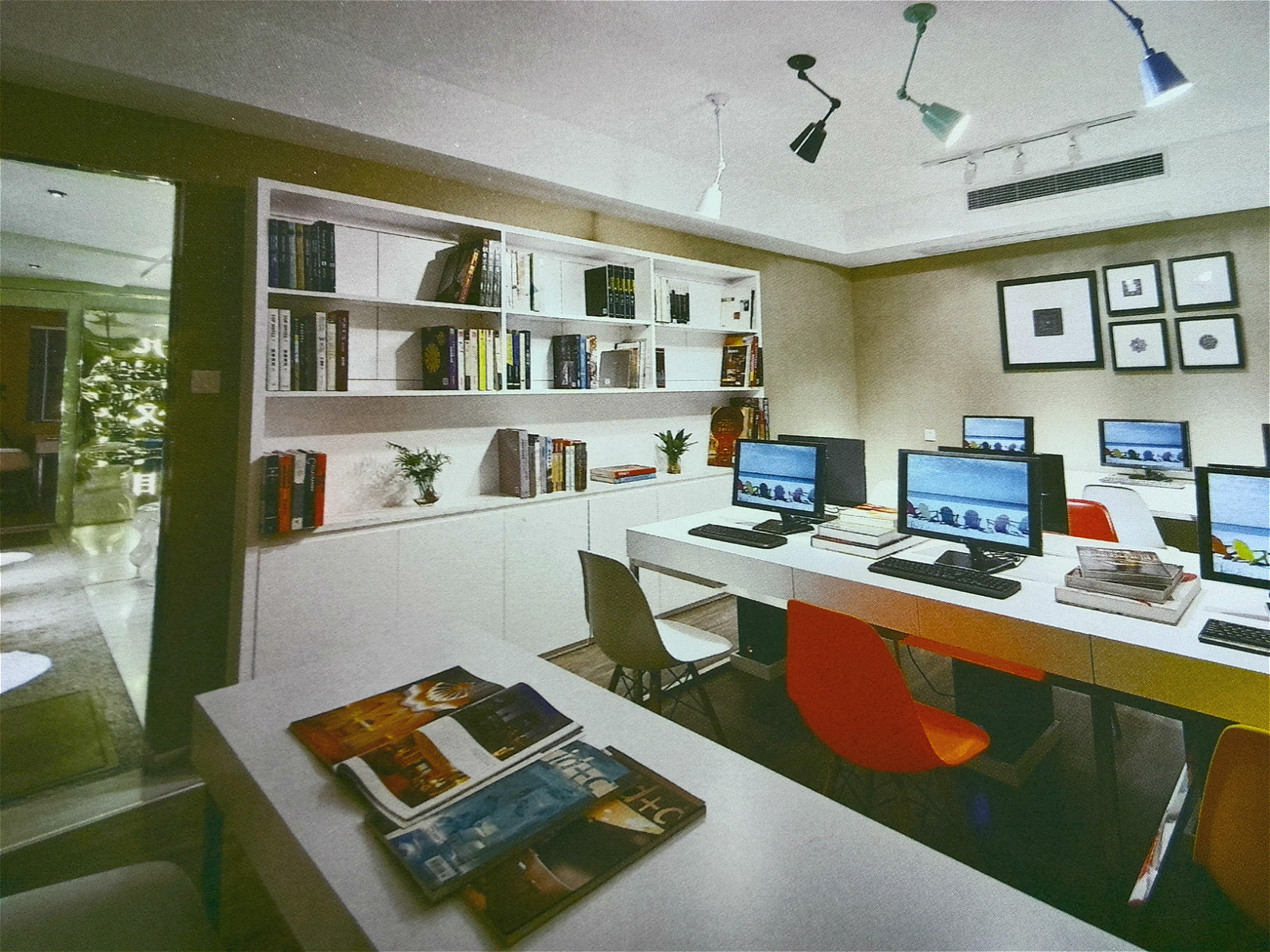 新中式風格的工作室經(jīng)典案例設計