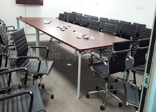 鋼木結(jié)合會(huì)議桌 現(xiàn)代板式會(huì)議桌 HYZ150801