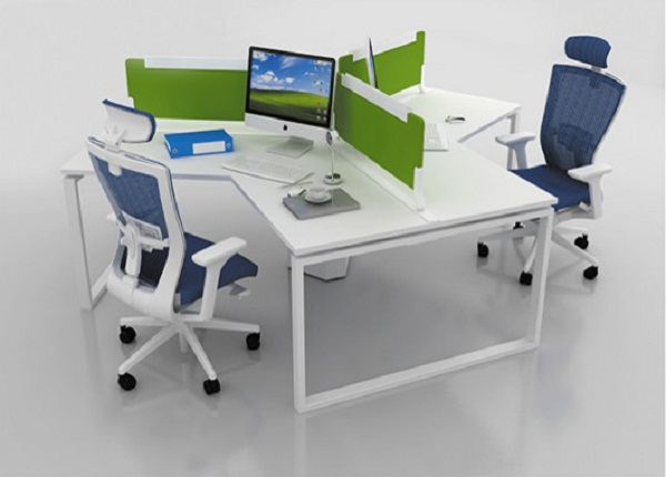 辦公桌 3 人 位-三個人的辦公座樣式-三人三角辦公桌cad