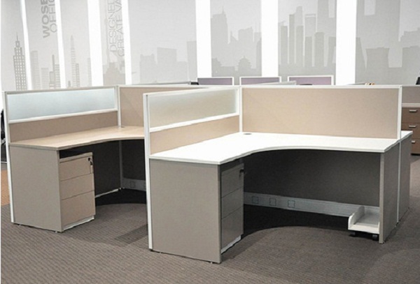 l型屏風(fēng)隔斷辦公桌-四人位l型屏風(fēng)隔斷辦公桌
