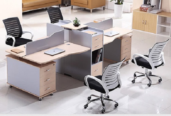 公司辦公桌-四人位公司辦公桌-公司辦公桌樣式