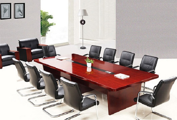 橢圓會議桌-實(shí)木貼皮橢圓會議桌