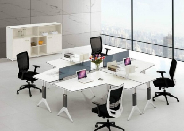 轉(zhuǎn)角屏風(fēng)辦公桌-4人轉(zhuǎn)角屏風(fēng)辦公桌