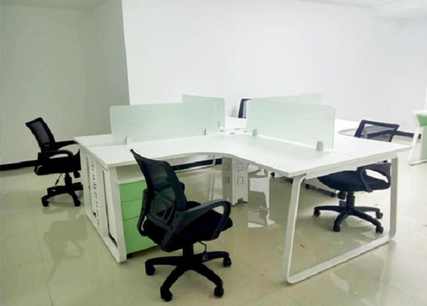 十字辦公卡位-十字形屏風(fēng)工作位-十字形辦公卡位